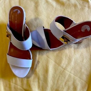 Tommy Hilfiger wedge sandal.  Size 6
